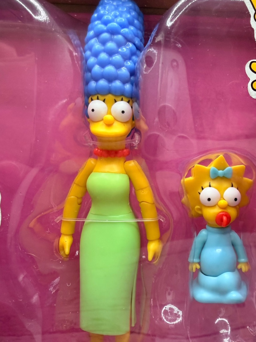 The Simpsons  Marge & Maggie Doll Set - Green Dress